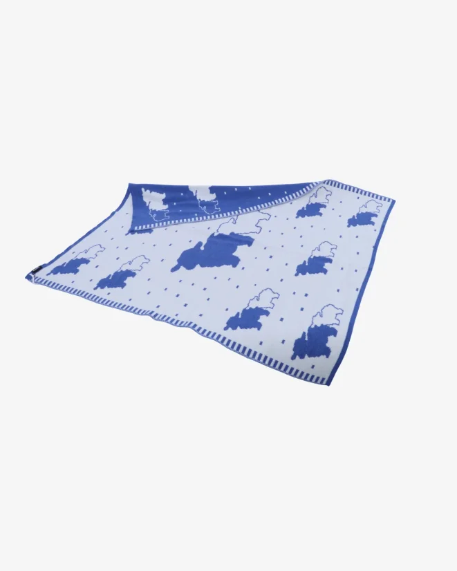 Dětská merino deka Ovečka modrá