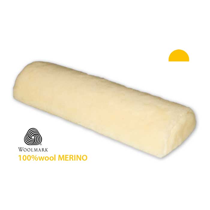 Polštář půlválec 15x50 Merino VISCO