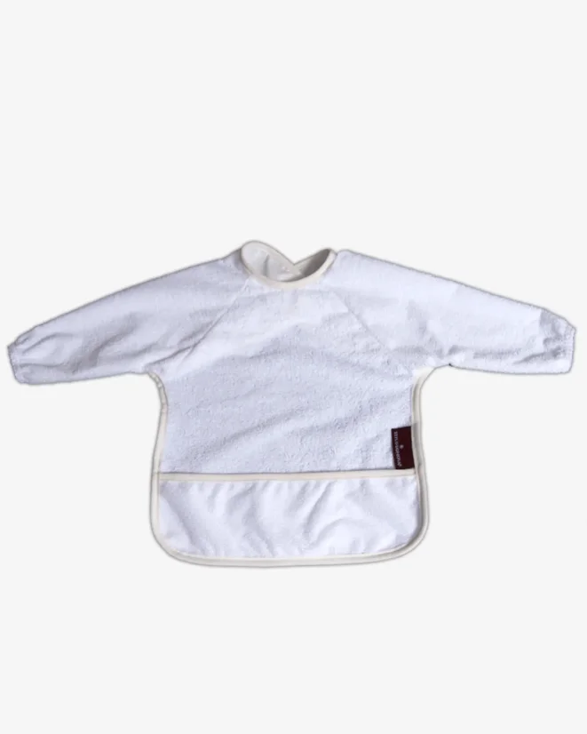 Bryndáček froté s rukávem - Barva: Modrá, Rozměr: Vel. 12