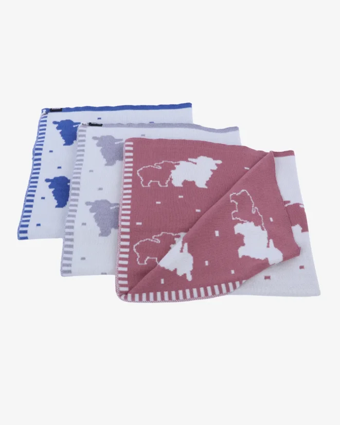 Dětská merino deka Ovečka modrá