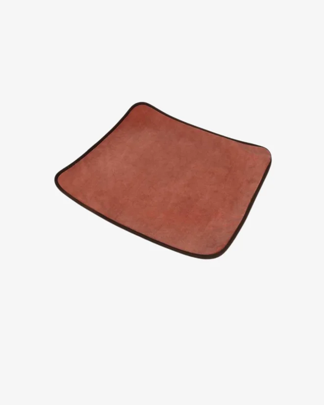 Podsedák hygienický SAMET - Barva: Skořicová, Rozměr: 45x40x8cm