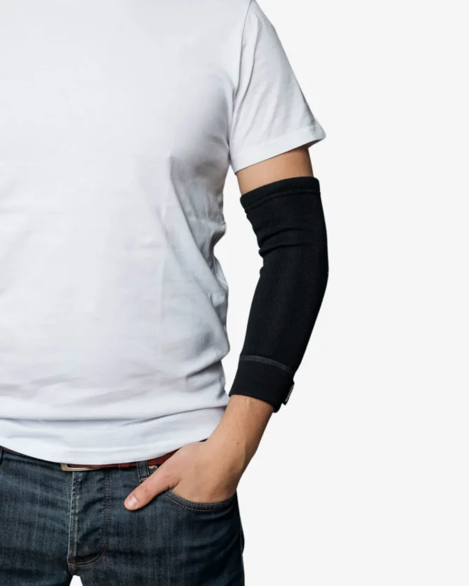 Zateplovací vlněný návlek na loket