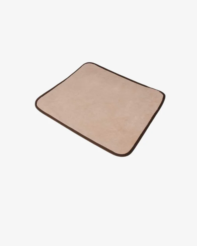 Podsedák hygienický SAMET - Barva: Skořicová, Rozměr: 45x40x8cm