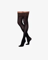 Punčochy samonosné s krajkovým lemem