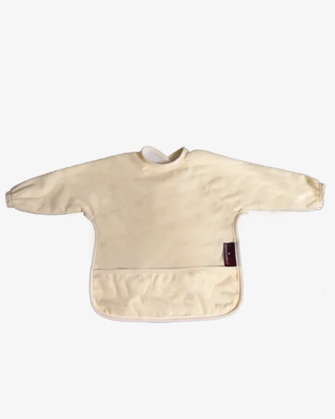 Bryndáček froté s rukávem - Barva: Modrá, Rozměr: Vel. 12