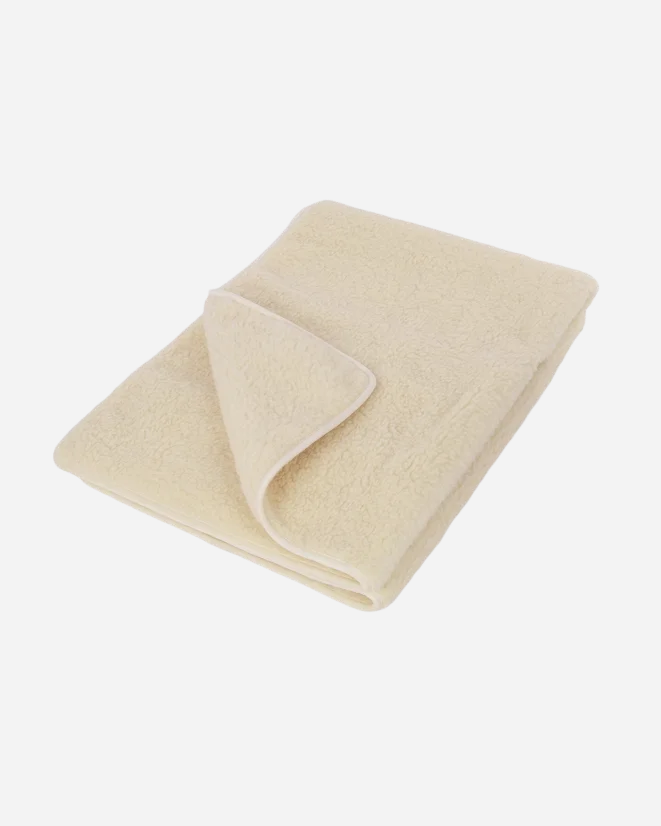 Přikrývka vlněná zimní 135x200 cm - Barva: Béžová