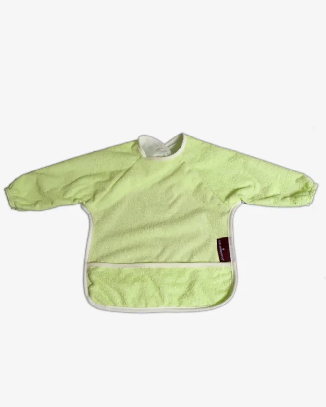 Bryndáček froté s rukávem - Barva: Modrá, Rozměr: Vel. 12