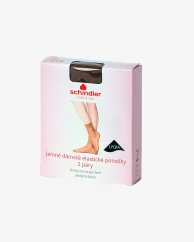 Ponožky jemné dámské elastické 2 páry