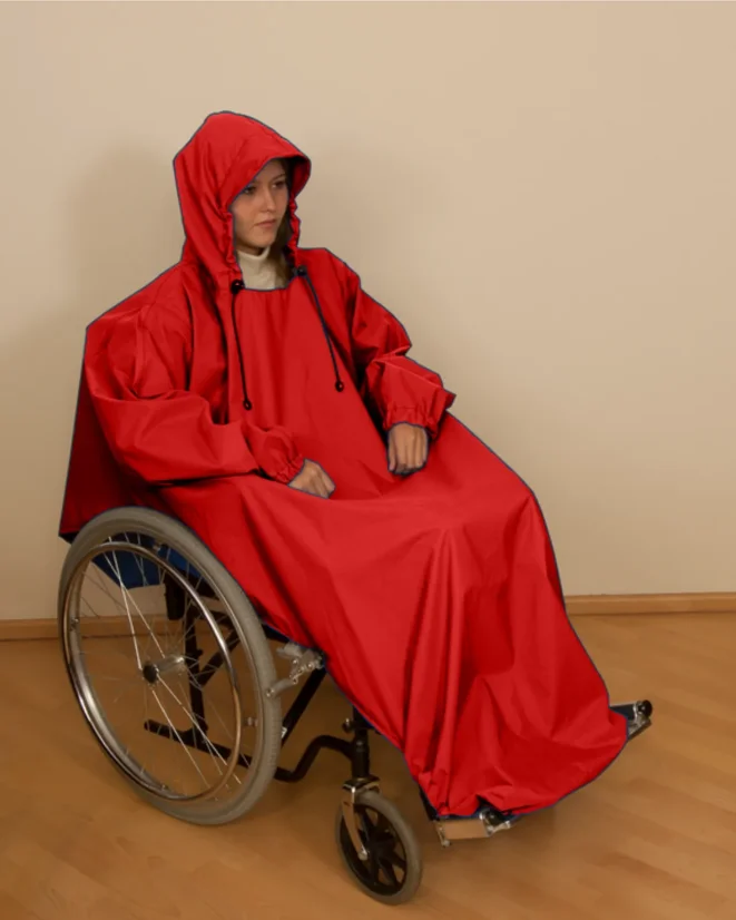 Pláštěnka s rukávem - Barva: Modrá