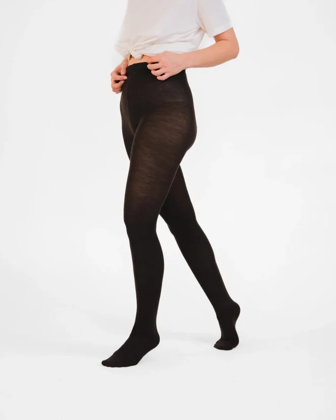 Dámské punčochové kalhoty Merino SuperSoft - Barva: Olivová, Velikost punčoch: 158/100