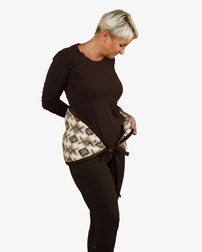 Vlněný ledvinový pás MAXI