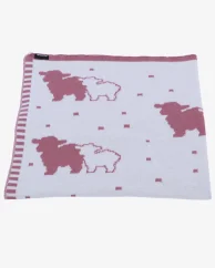 Dětská merino deka Ovečka růžová