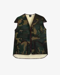 Vlněná vesta maskáč